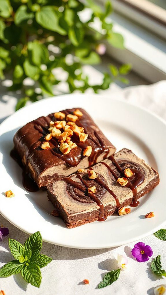 creamy chocolate hazelnut dessert