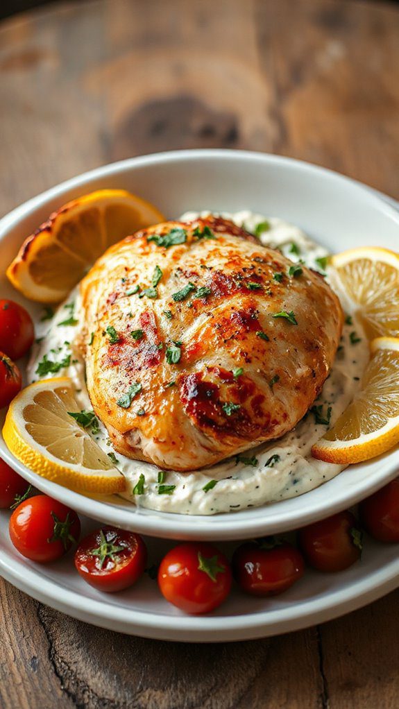 creamy garlic herb chicken creamy garlic herb chicken