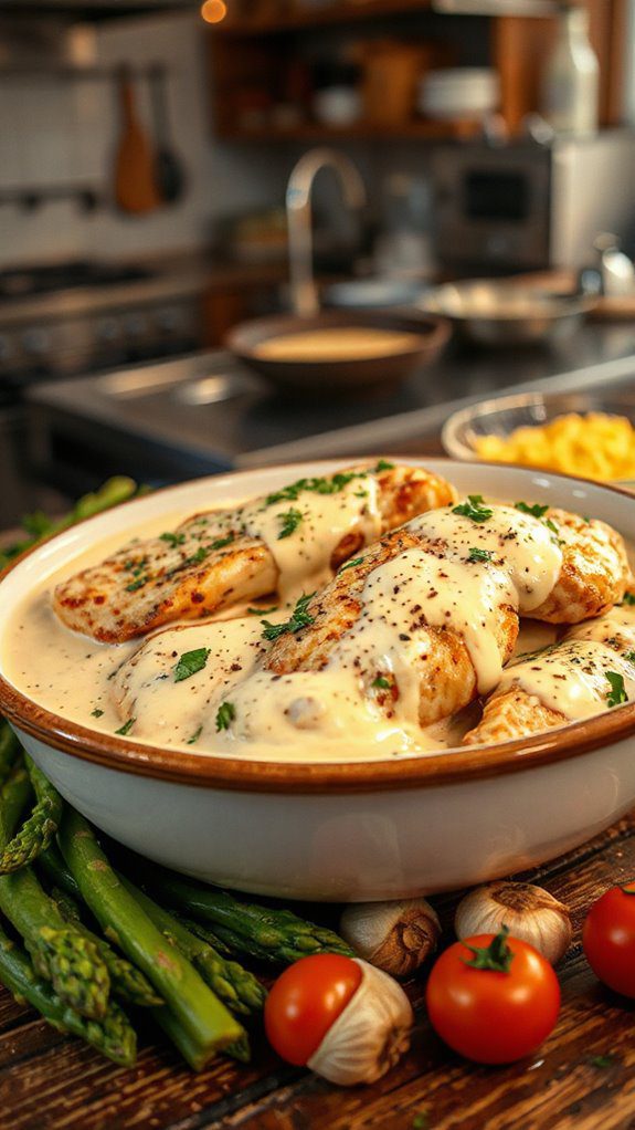 creamy garlic parmesan dish creamy garlic parmesan dish