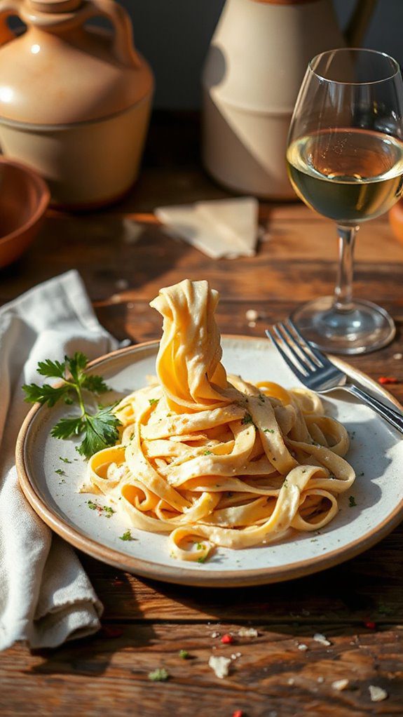 creamy garlic parmesan dish