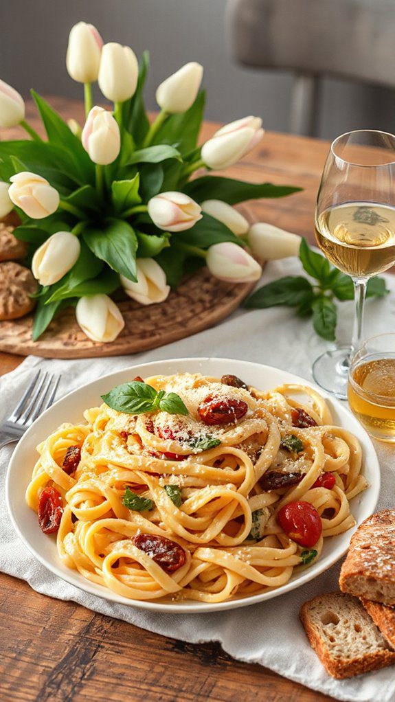 creamy garlic tuscan pasta creamy garlic tuscan pasta