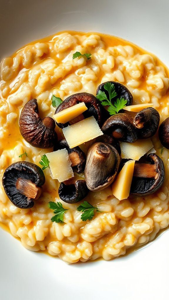 creamy mushroom rice dish creamy mushroom rice dish