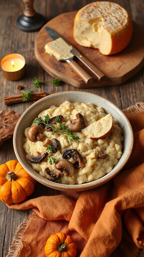 creamy mushroom risotto recipe