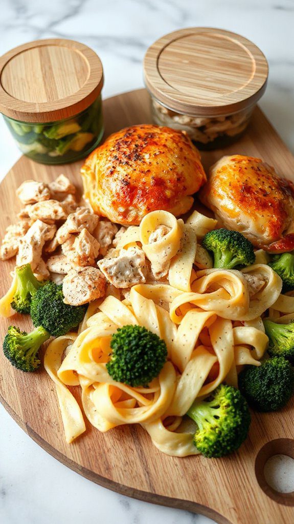 creamy pasta with broccoli