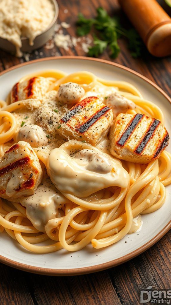 creamy pasta with chicken