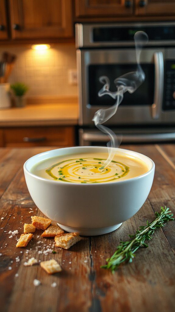 creamy potato leek soup