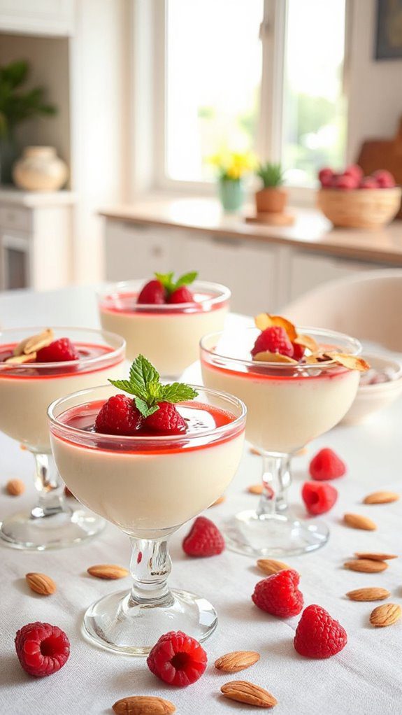 creamy raspberry almond dessert creamy raspberry almond dessert