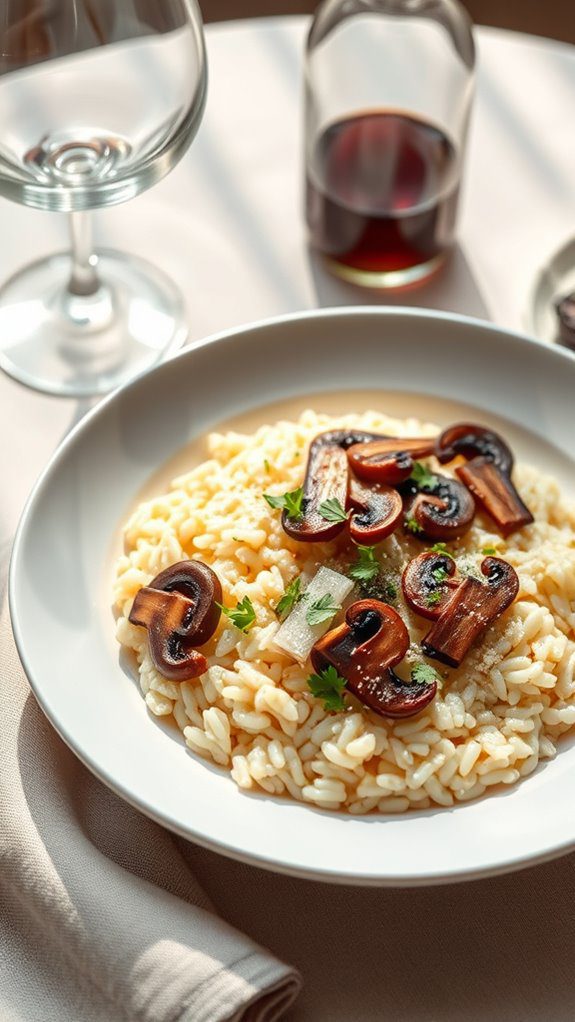 creamy savory mushroom dish