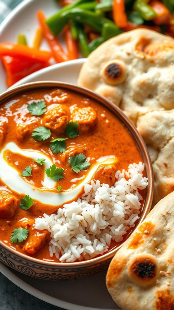 creamy spiced chicken curry