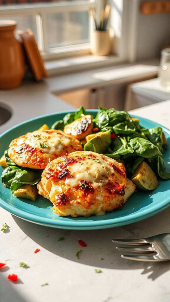 creamy spinach artichoke dish creamy spinach artichoke dish