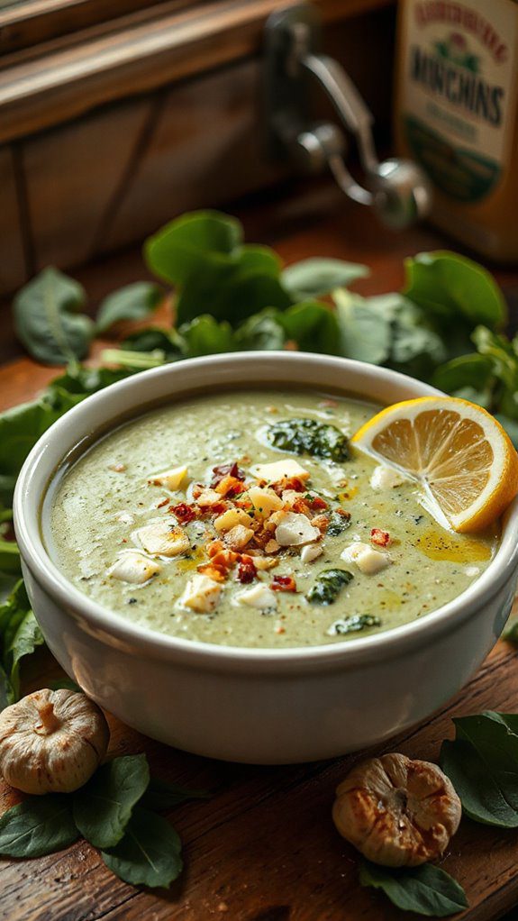 creamy spinach artichoke soup creamy spinach artichoke soup