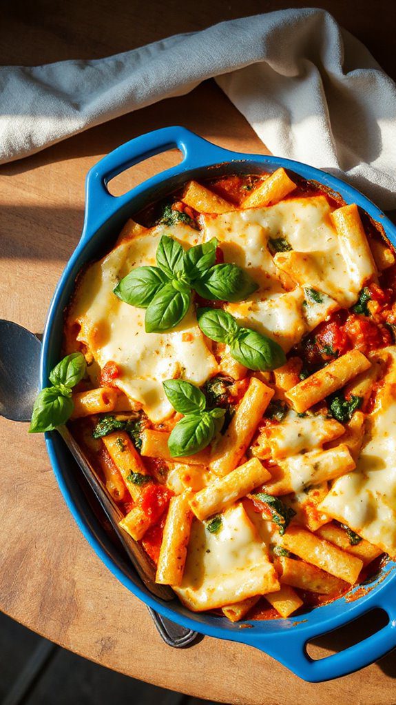 creamy spinach ricotta pasta