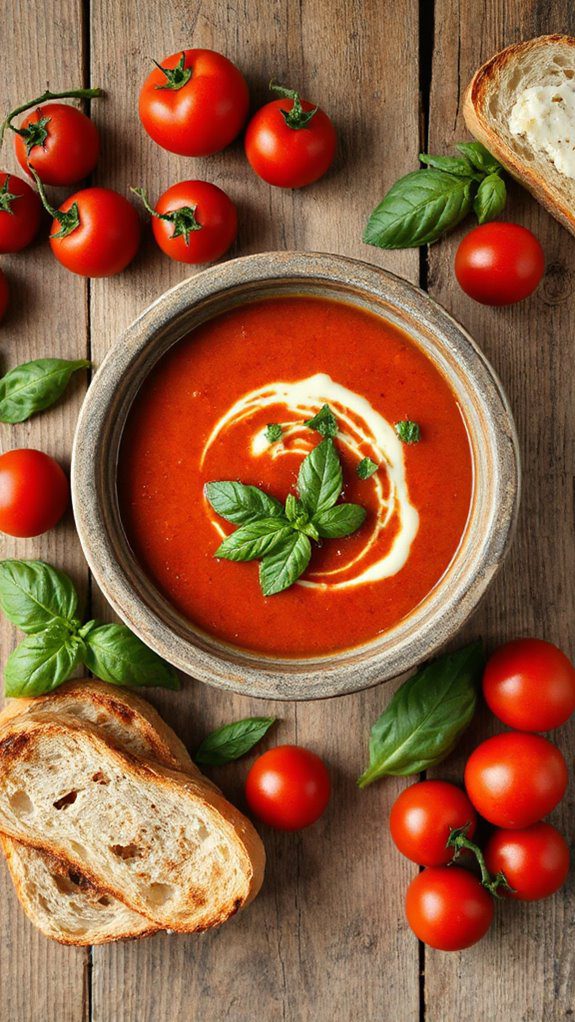 creamy tomato basil delight creamy tomato basil delight