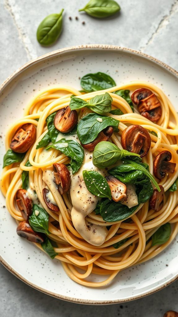 creamy vegan pasta dish creamy vegan pasta dish