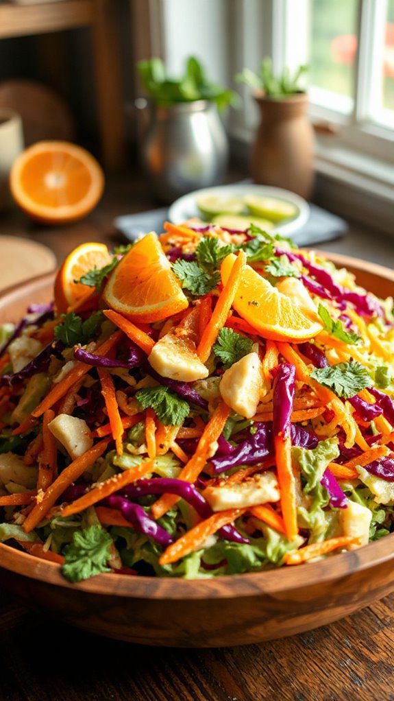 crisp and zesty salad