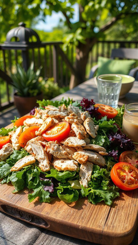 crispy chicken salad delight crispy chicken salad delight