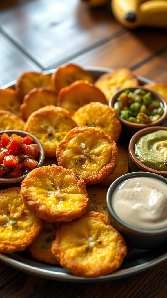 crispy fried green plantains crispy fried green plantains
