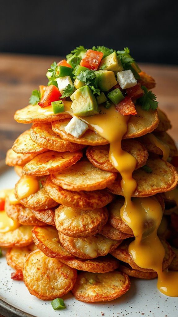 crispy potato nachos delight