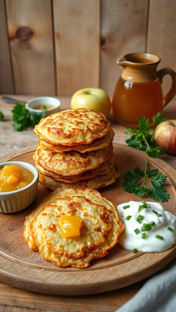 crispy savory potato pancakes crispy savory potato pancakes