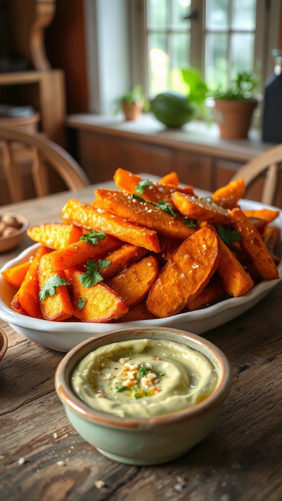 crispy sweet potato fries