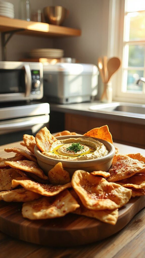 crunchy snack and dip crunchy snack and dip