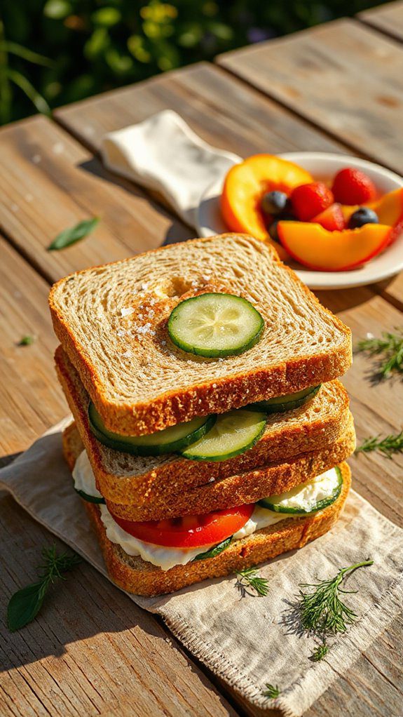 cucumber tomato sandwich recipe