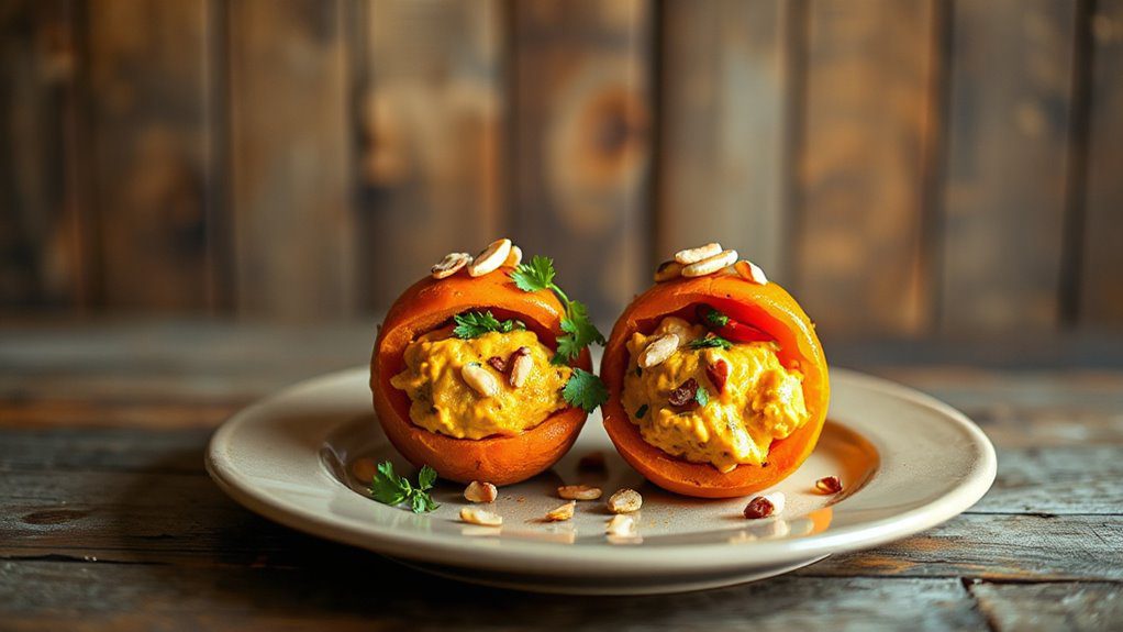 curry filled carrot dish