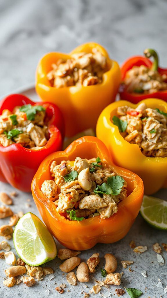 curry filled pepper dish curry filled pepper dish