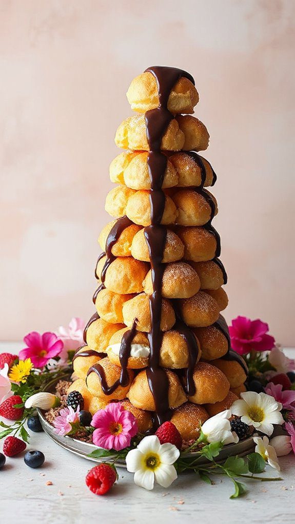 decadent chocolate drizzle dessert