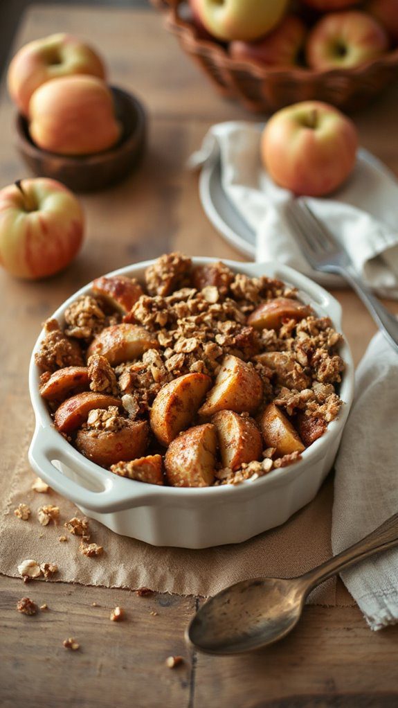 delicious baked apple dessert