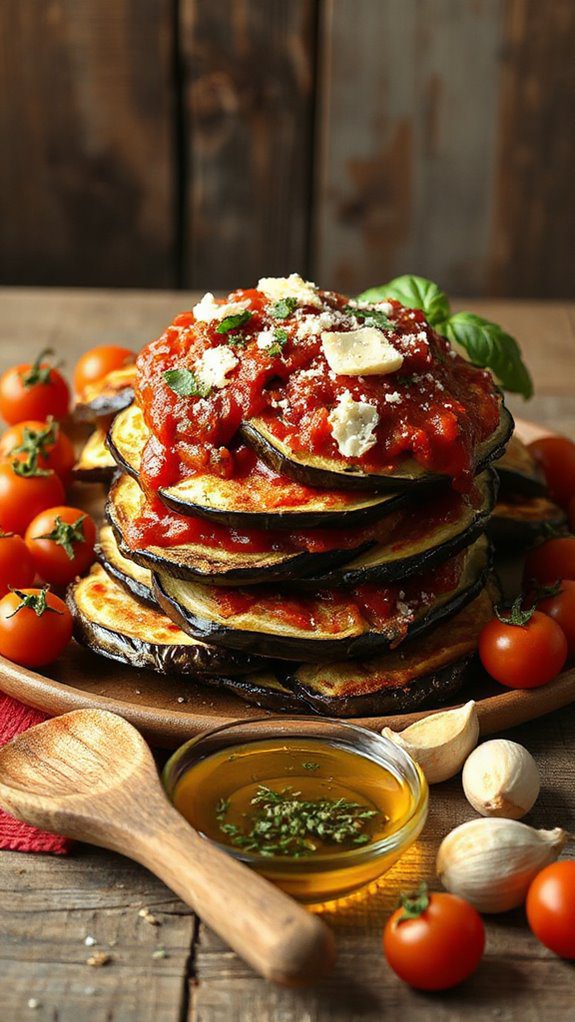 delicious baked eggplant dish delicious baked eggplant dish