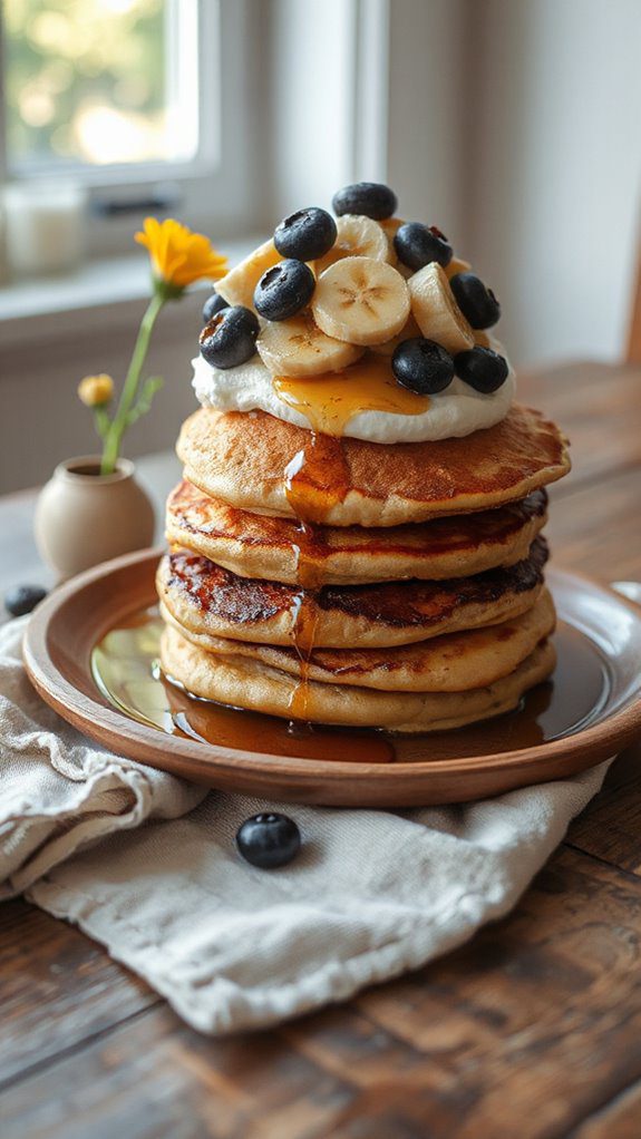 delicious banana flavored pancakes delicious banana flavored pancakes