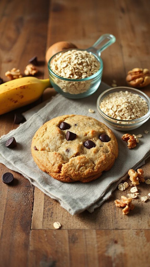 delicious banana oatmeal cookies