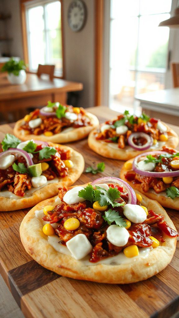 delicious bbq chicken flatbread