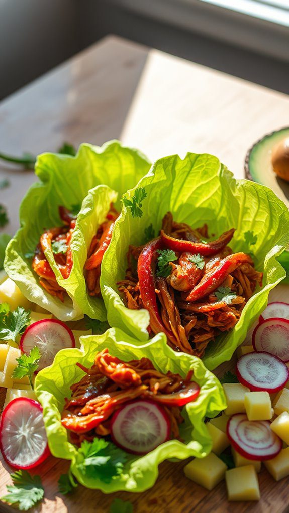 delicious bbq chicken wraps