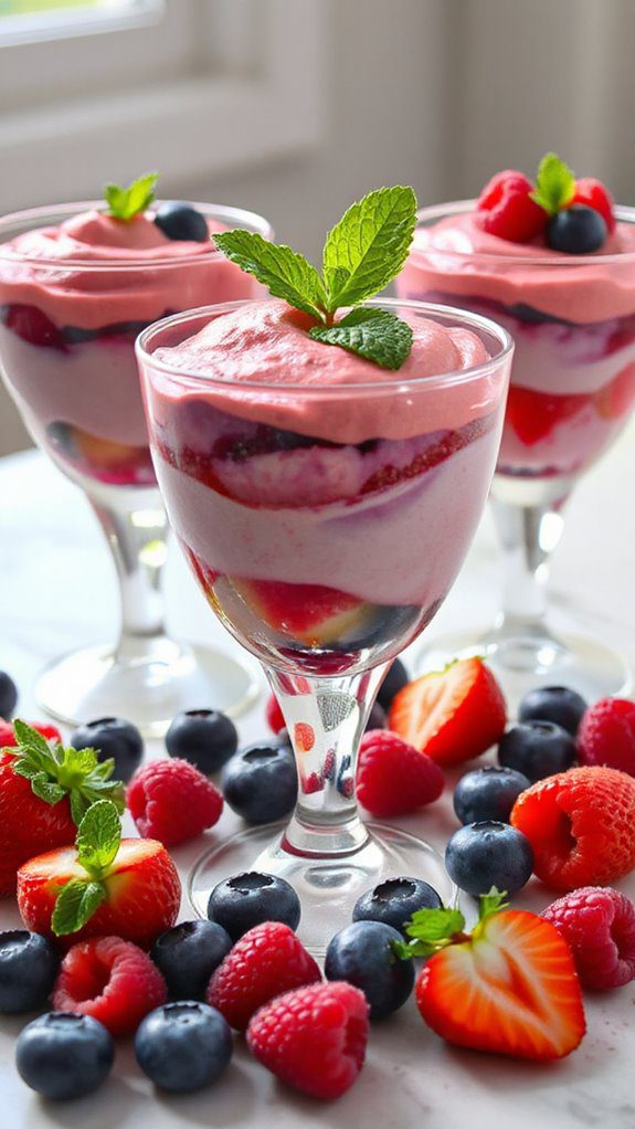 delicious berry flavored dessert