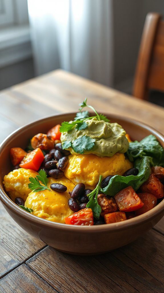 delicious breakfast burrito bowl