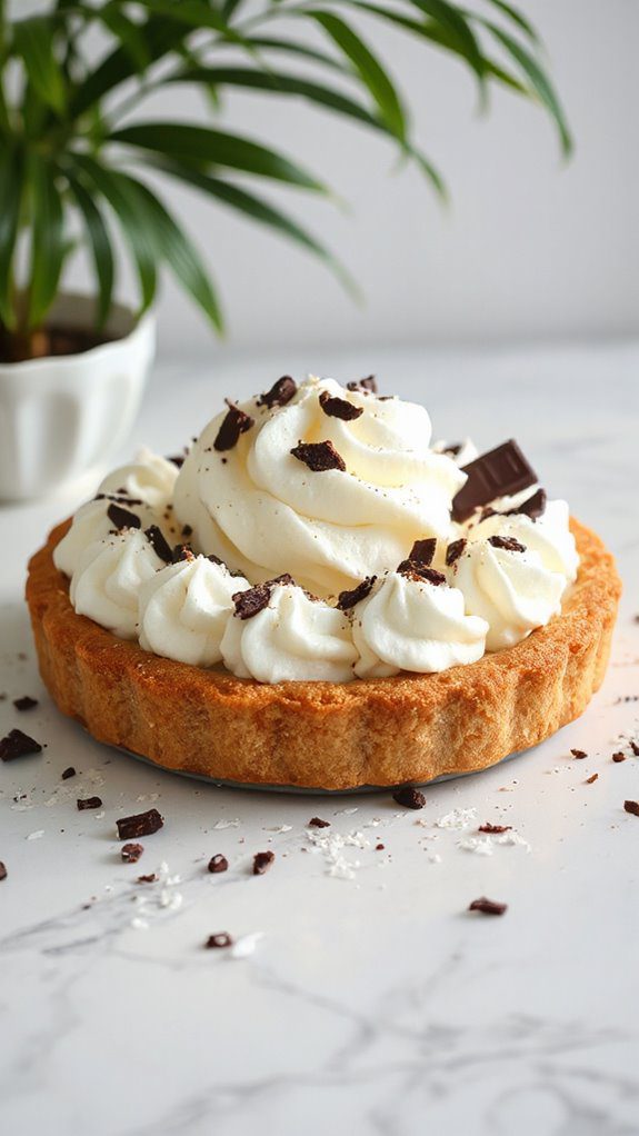 delicious coconut cream dessert