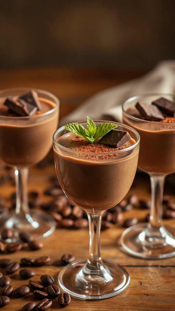 delicious coffee flavored dessert