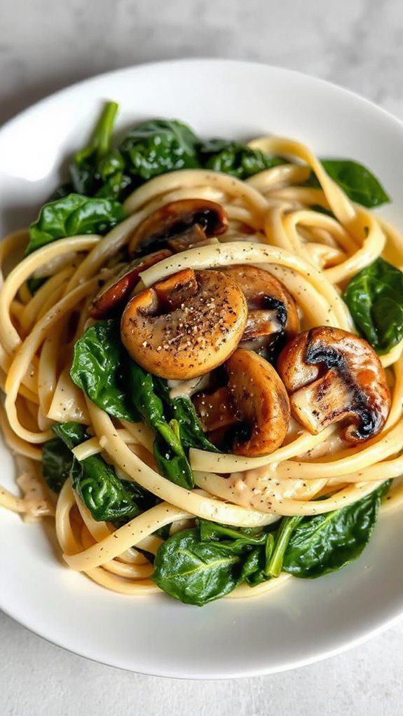 delicious creamy pasta dish