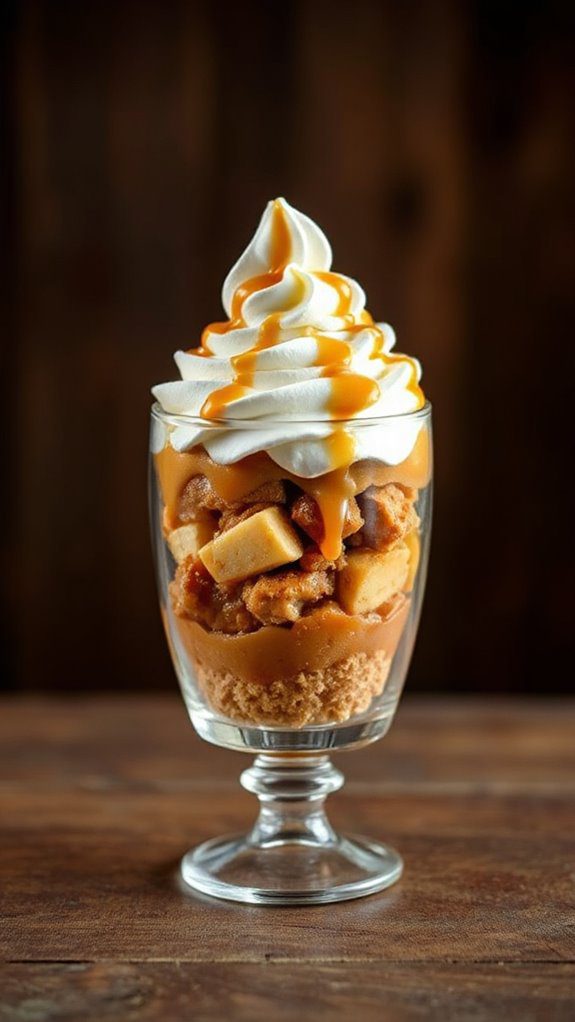 delicious dessert in cup