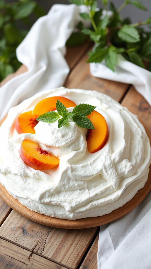 delicious fruity meringue dessert