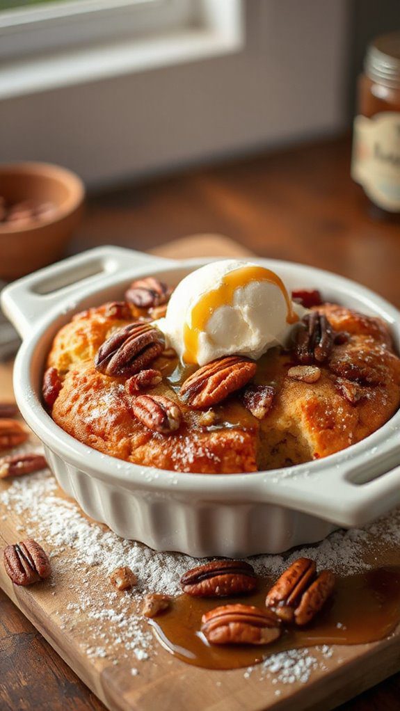 delicious maple pecan dessert