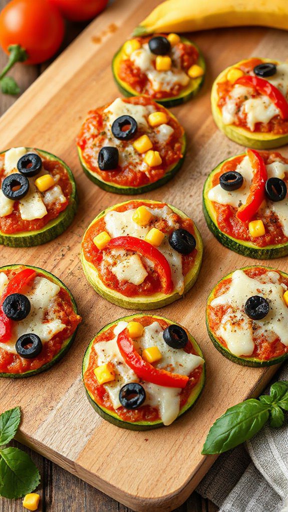 delicious mini zucchini pizzas delicious mini zucchini pizzas