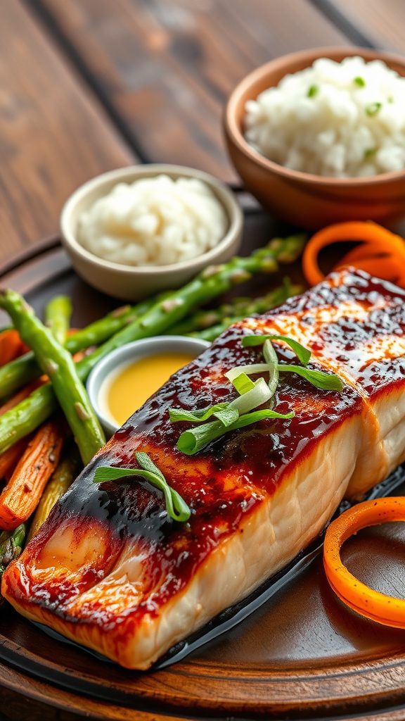delicious miso glazed salmon
