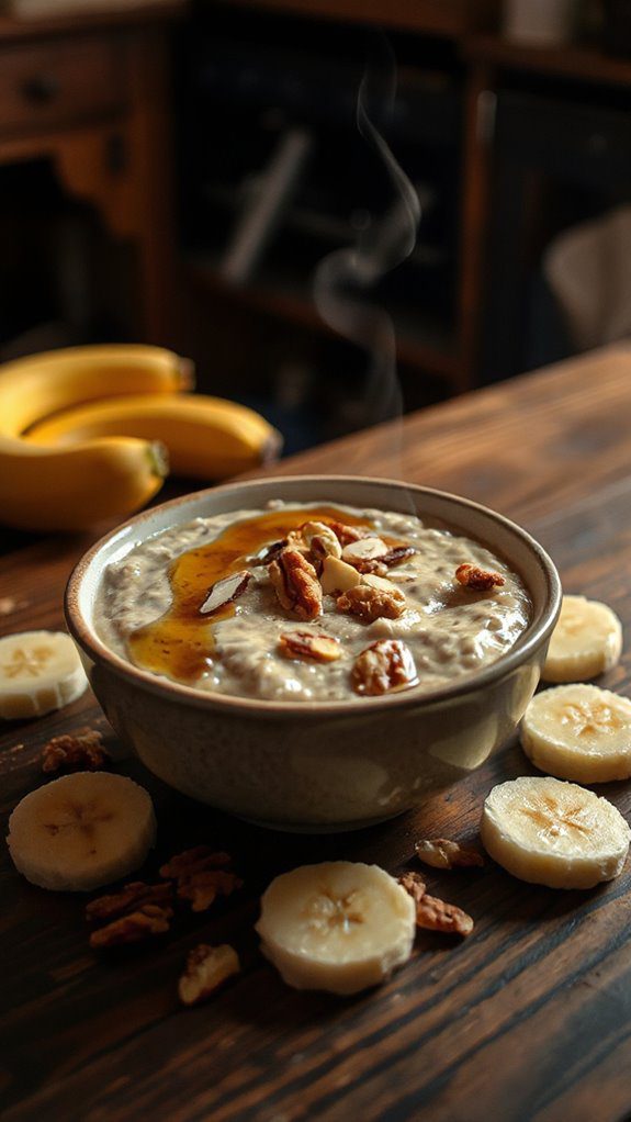 delicious nutty banana oatmeal