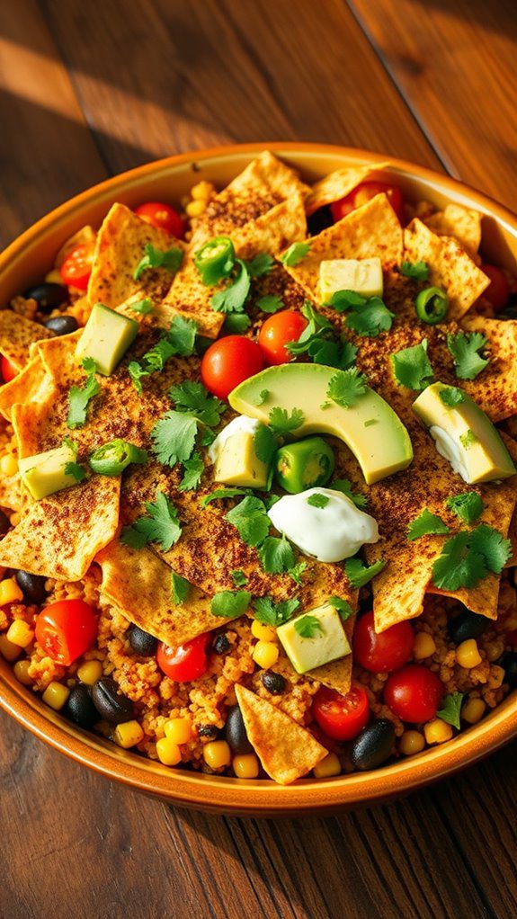 delicious plant based taco bake delicious plant based taco bake