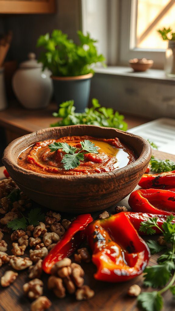 delicious red pepper dip