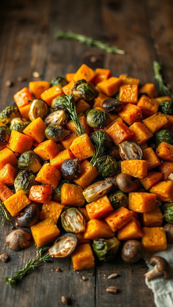 delicious roasted vegetable assortment