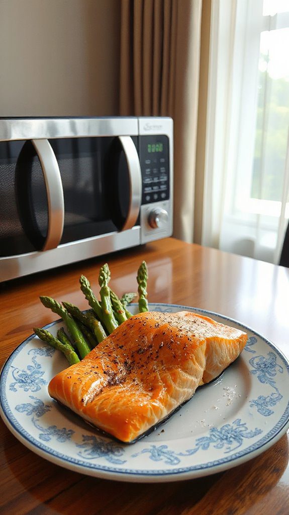 delicious salmon with asparagus delicious salmon with asparagus